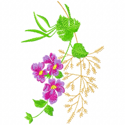 Flowers And Tree Embroidery Design 10 Flowers And Tree Embroidery Design 10